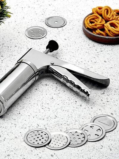 Kitchen Press – 15-in-1 Stainless Steel Sev Maker | RaceCore