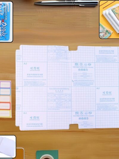 Transparent Adhesive Book Covers – 30 Pc Mix Size Set