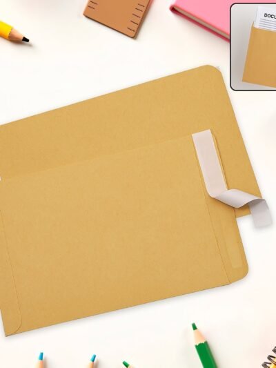Brown Kraft Envelopes – Self-Seal for Invitations & Office | Craftily