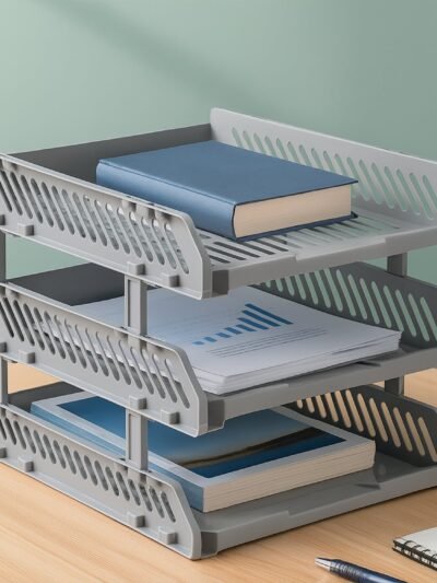 Desktop File Rack – Multi-Layer Office Storage Drawers | Storenzo