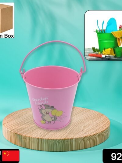 Metal Planter Bucket – Galvanized Decor & Plant Pot, 14cm | Styleva