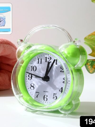 Quartz Analog Alarm Clock – Loud Alarm & Compact Design
