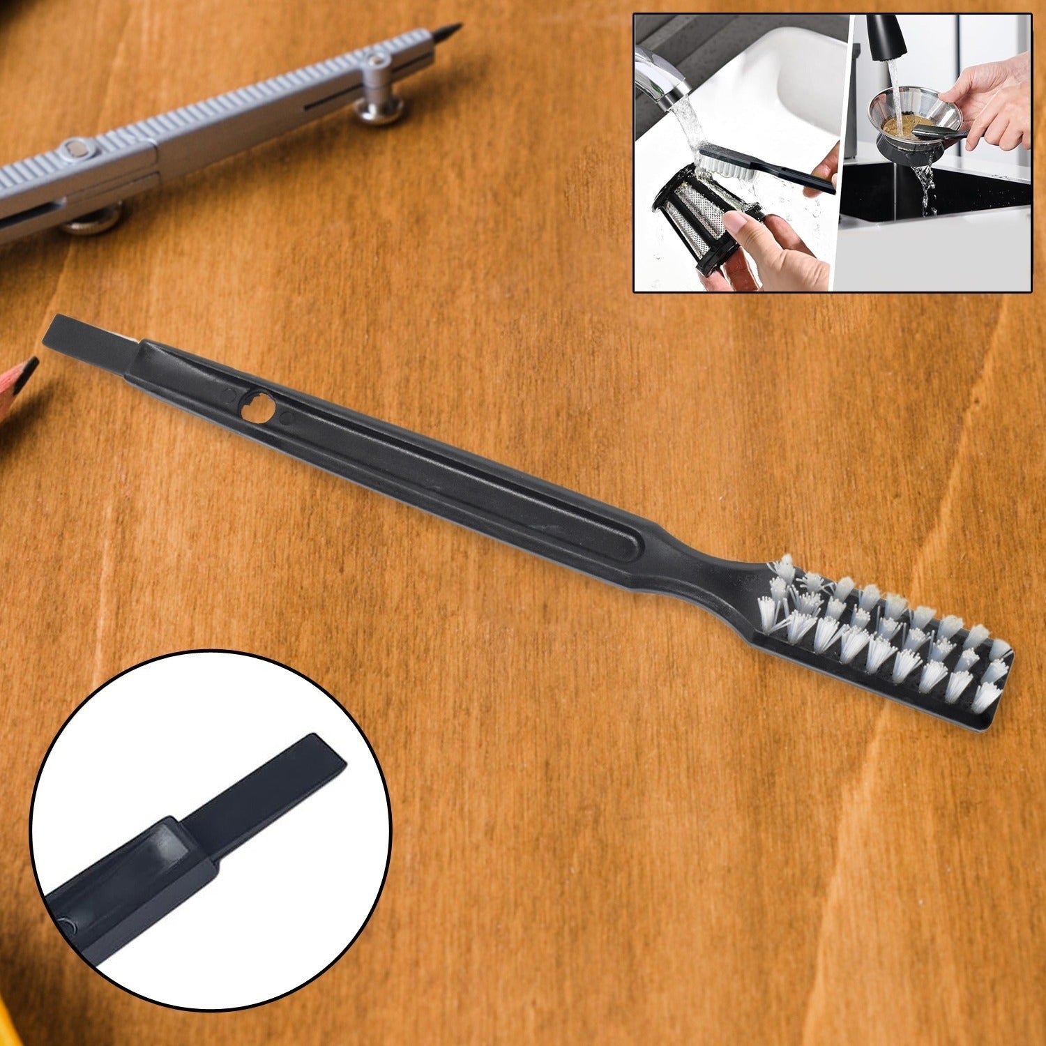 Multifunctional Cleaning Brush � Versatile Kitchen Tool | Velvet Wipe