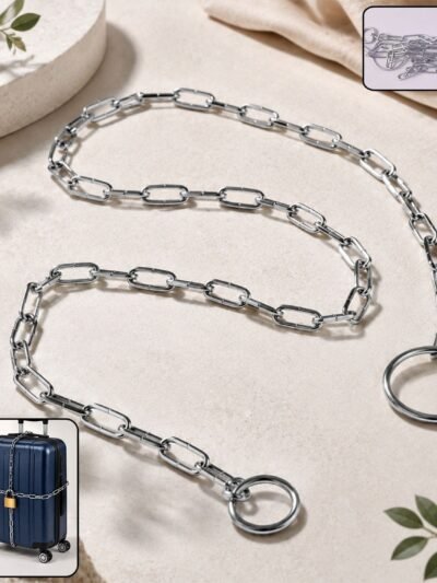 Heavy Duty Steel Luggage Lock Chain � 67 Inch Anti-Theft Travel Security