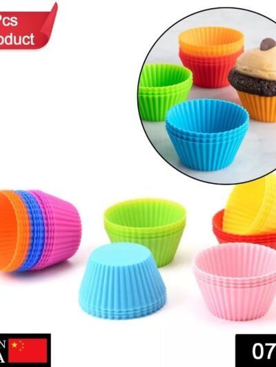 Silicone Cupcake Mold Set – 6 Food-Grade Flexible | Bake & Dwell