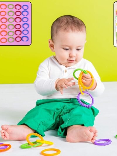 Baby Learning Links – 36 Pc Educational Toy Set for Motor Skills
