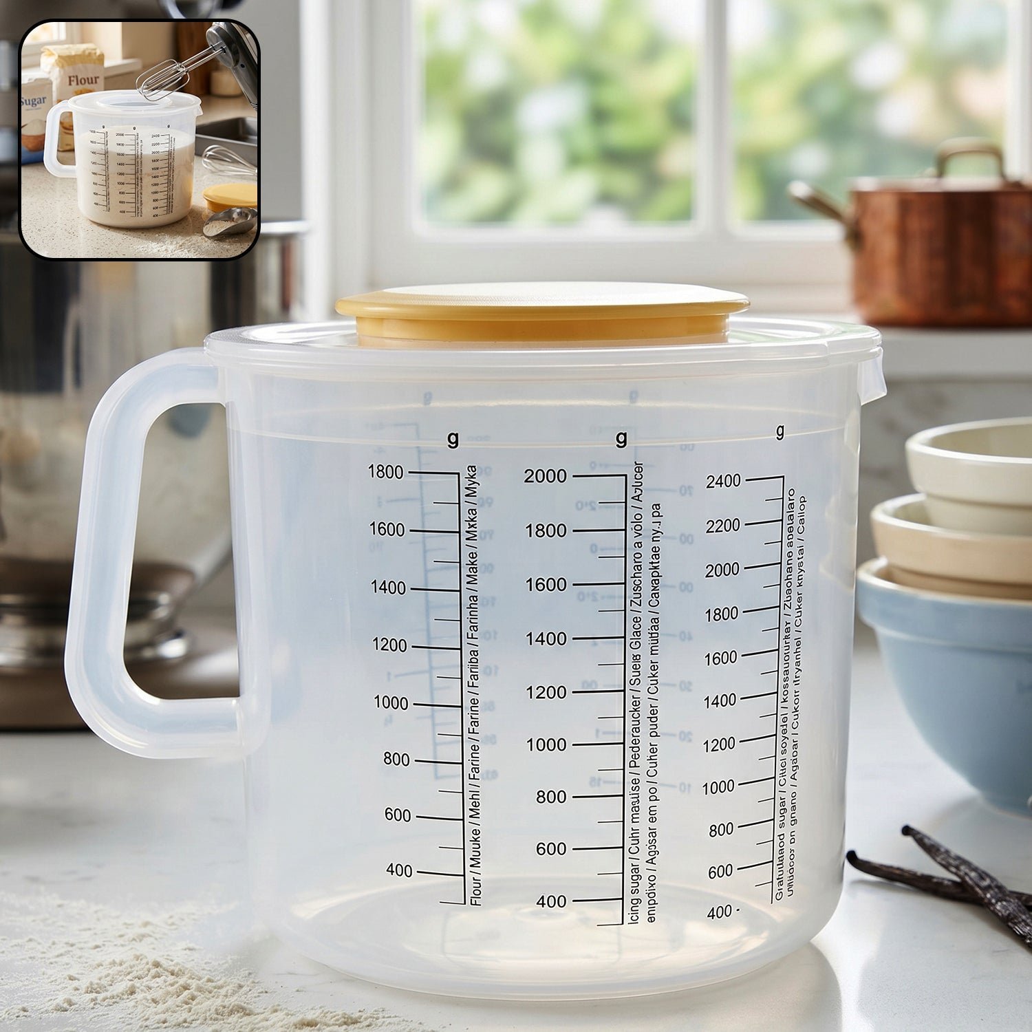 Plastic Measurement Storage Box � Large Capacity & Secure Lid