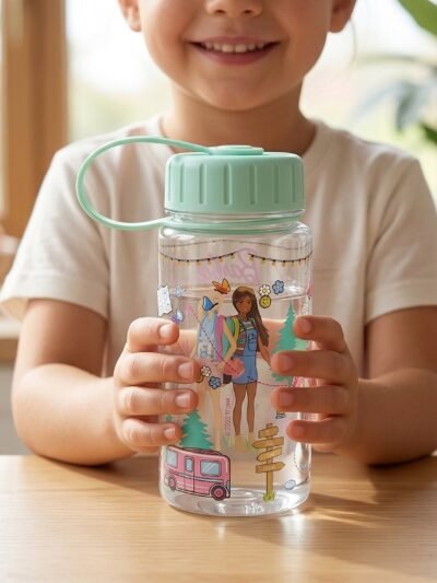 Kids Printed Water Bottle – Leakproof & Lightweight for Daily Use