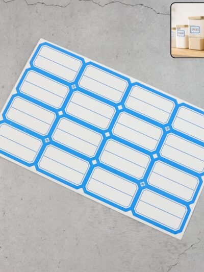 Self-Adhesive Label Stickers – Durable Rectangular Sheets for Organizing