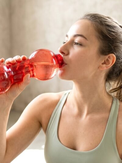 Dumbbell Shaped Water Bottle 550ML – Durable & Leak-Proof