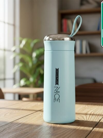 Glass Water Bottle – 400 ML Leak Proof Reusable Design