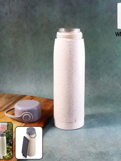 Glass Water Bottle with Phone Holder 380ml | Own Hydrate