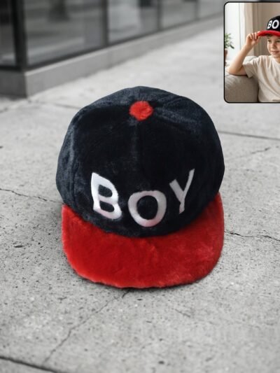 Trendy Boys Printed Fashion Cap – Soft, Stylish Casual Hat