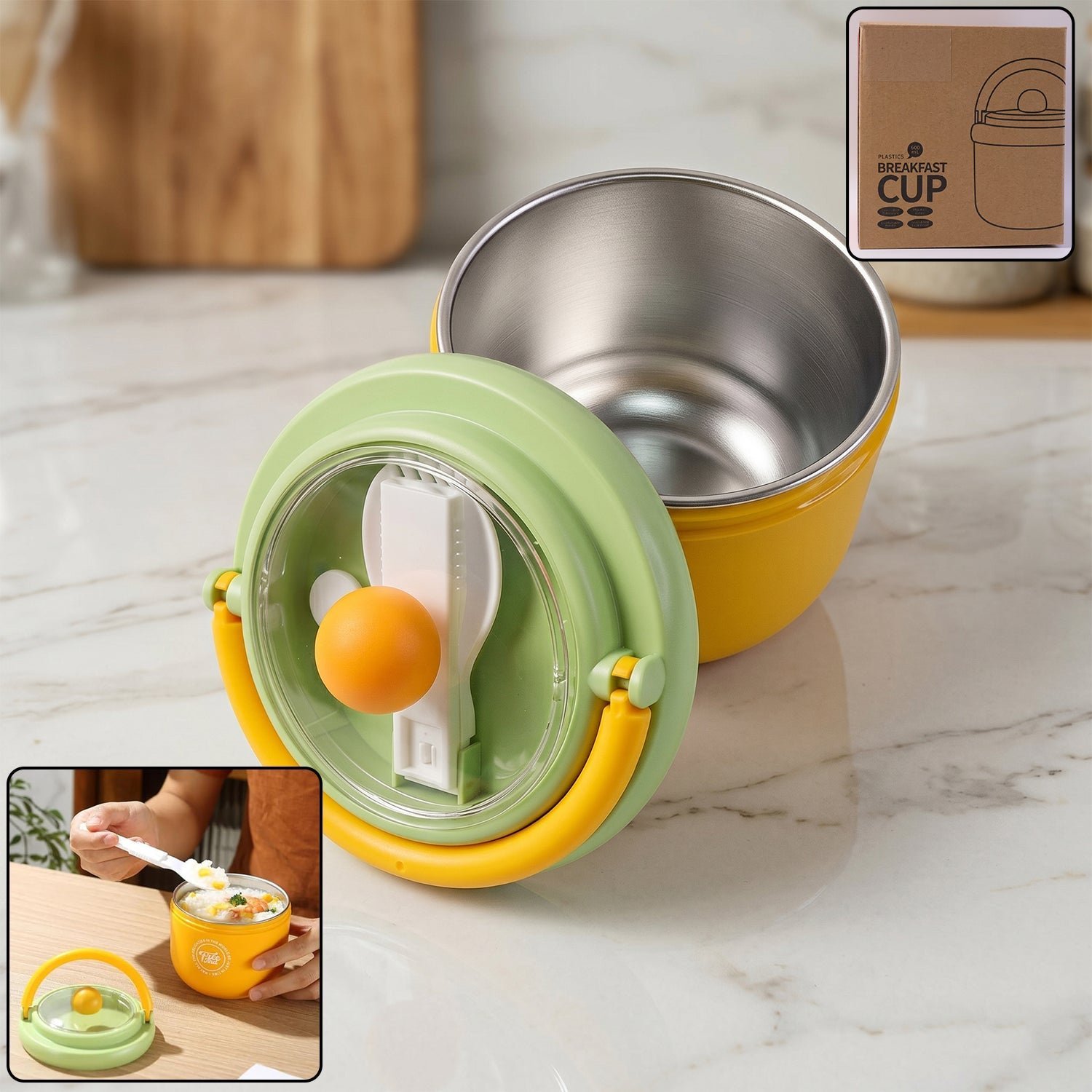 Leak-Proof Stainless Steel Lunch Box � Secure & Durable Design