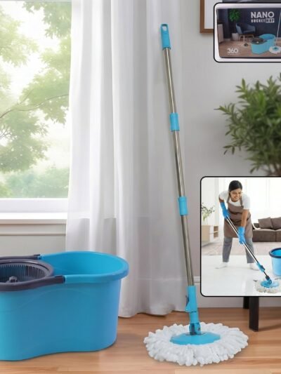 360 Degree Spin Mop � Effortless Floor Cleaning with Adjustable Handle