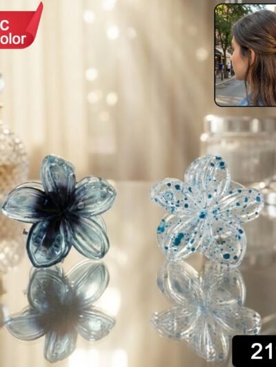 Floral Hair Clip – Elegant Mix Color Accessory for Women