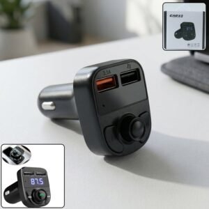 Wireless Car Charger – Dual USB Fast Charging & Handsfree Use