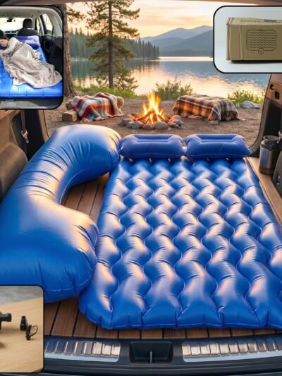 Car Air Mattress Bed Set � Portable Comfort for Travel & Camping
