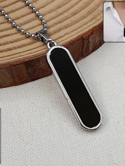Minimalist Bar Pendant Necklace – Sleek Lightweight Chain