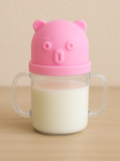 Baby Milk Sippy Mug – Leakproof 250ml Nursing Cup | Feedora