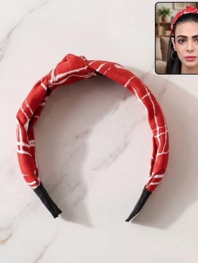 Printed Knot Hairband � Stylish & Comfortable for Women
