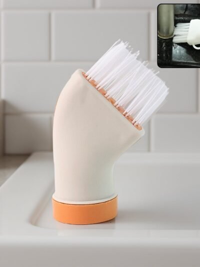 Bottle-Attachable Cleaning Brush – Ergonomic Deep Scrubber