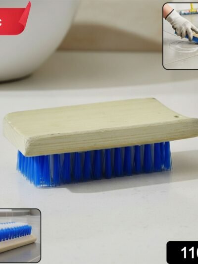 Hard Bristle Cleaning Brush – Durable Wooden Handle for Tough Scrubbing
