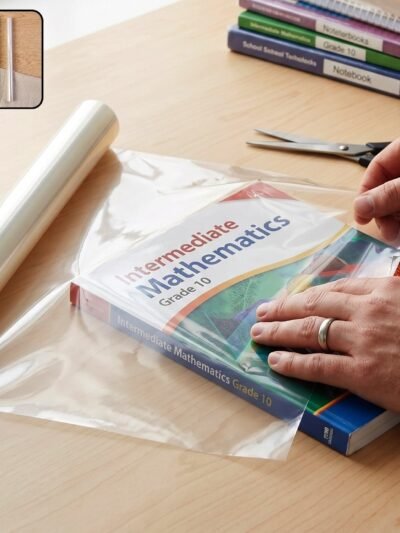 Book Cover Roll � Transparent Protective Film for School & Office
