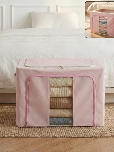 Foldable Fabric Clothes Storage Organizer Box - Space-Saving Design