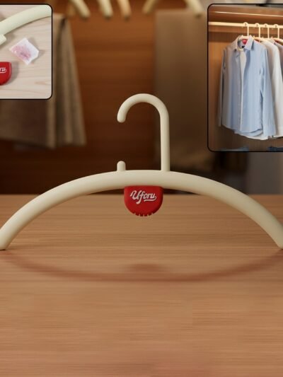 Anti-Slip Plastic Clothes Hanger with Fragrance Holder – Organize Your Wardrobe