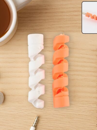 Cable Protector – Anti-Fray Silicone Guard for Wires (2-Pack)