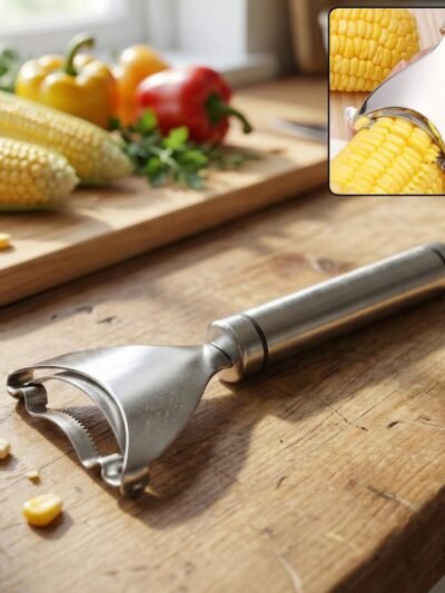 Fruit & Vegetable Peeler – Sharp Stainless Steel Serrated Blade