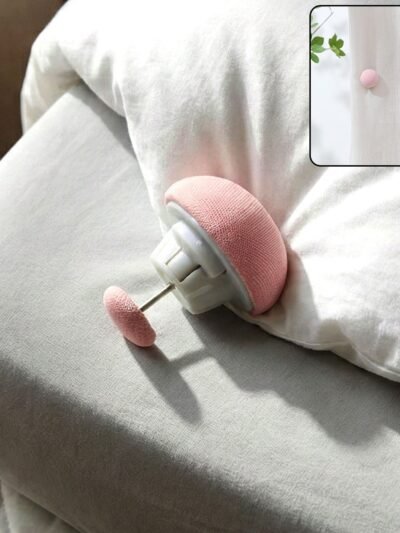 Soft Duvet Button Clip – No-Sew Secure Comforter & Curtain Holder