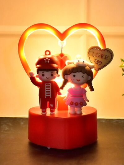 Romantic Couple Love Showpiece – Heart Frame Decor Gift