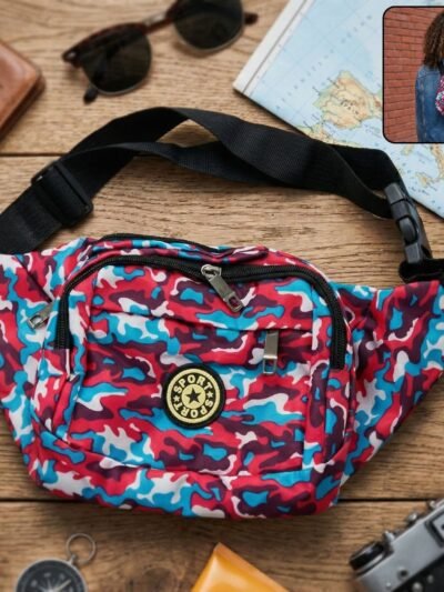 Waist Bag with Adjustable Strap – Stylish Multi-Purpose Sling Pouch
