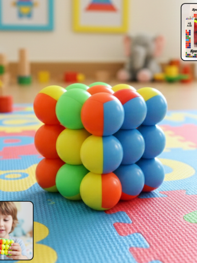 Speed Ball Cube Toy – Engaging Colorful Puzzle for Kids