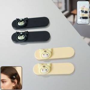 Cartoon Character Hair Clips – Cute & Stylish Snap Set of 4