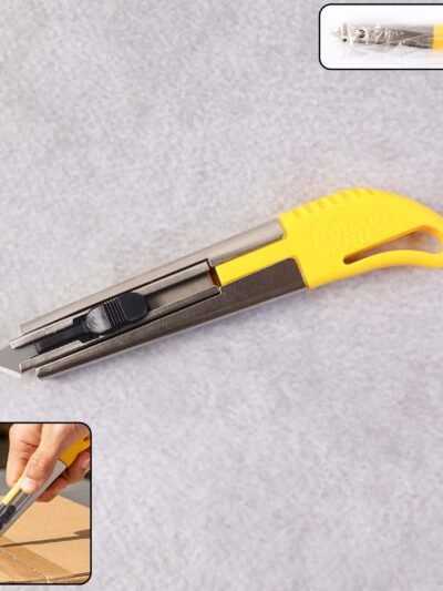 Utility Cutter Knife – Heavy-Duty Stainless Steel with Extra Blades