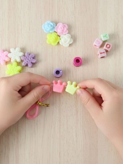 DIY Beading Jewellery Making Kit – Creative Craft Set for Kids