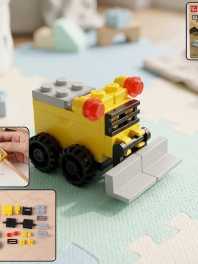 Cute Bulldozer Pencil Sharpener Toy � Fun & Durable Desk Accessory