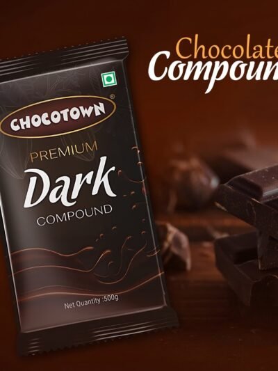 Dark Chocolate Compound – 500gm Baking Slab | Chocotown