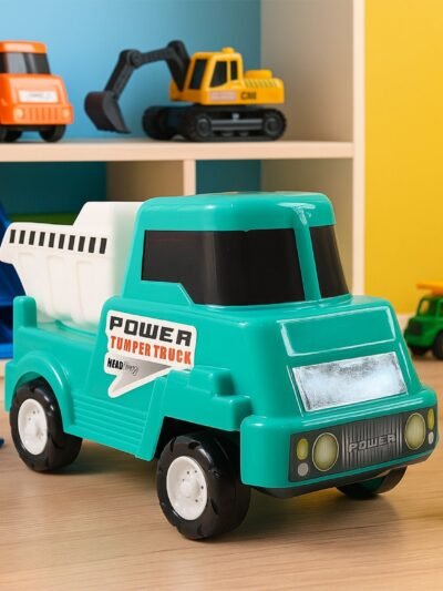 Kids Power Dumper Truck Toy – Friction-Powered Construction Play