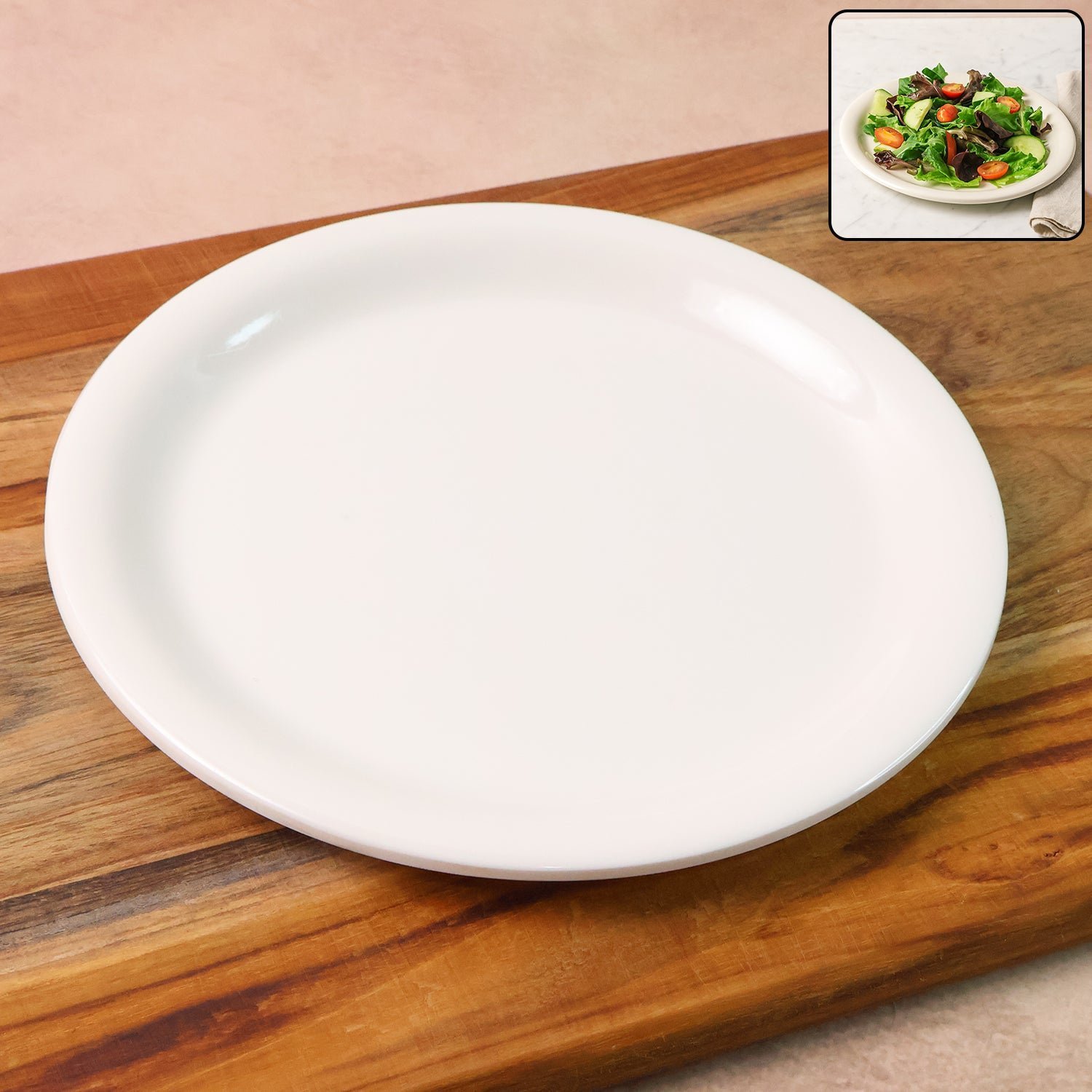 Plastic Round Dinner Plate – 19 cm Durable & Lightweight