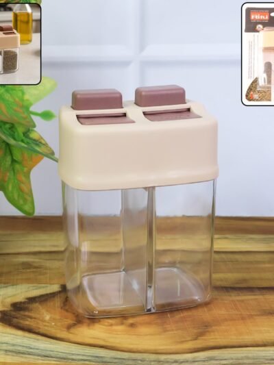 Salt and Pepper Dispenser – Dual Chamber 2-in-1 Spice Shaker