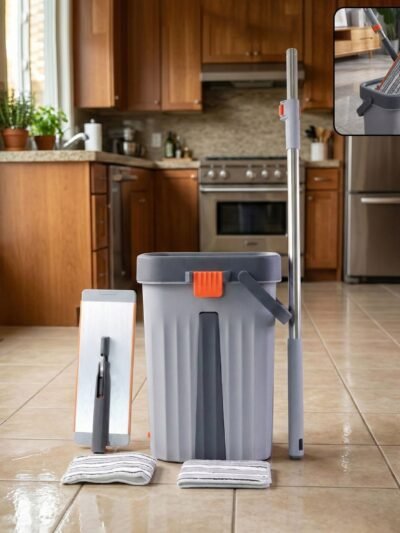Small Flat Mop Bucket Set – Compact Multipurpose Cleaning Kit