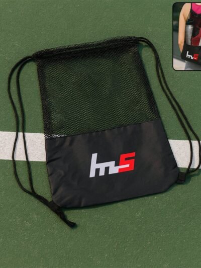 Mesh Drawstring Gym Sack – Breathable Sports Backpack for Workouts