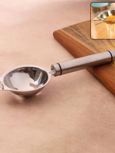 Stainless Steel Egg Separator – Durable Yolk & White Separator