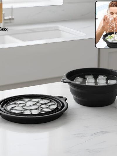 Silicone Ice Facial Bowl – Portable Foldable Cold Therapy
