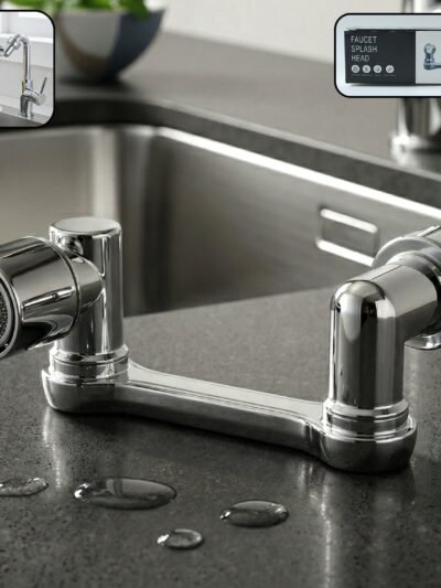 Adjustable 360° Rotating Faucet Head – Water Saving & Flexible Control