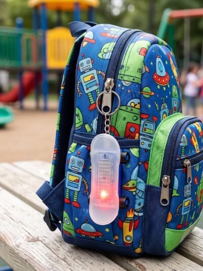 Mini Skateboard LED Keychain � Light-Up Fun Accessory for Keys and Bags